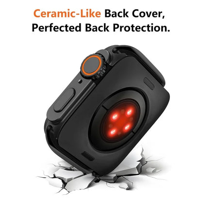 For Apple Watch Series 9  /  8  /  7 45mm Aluminum Alloy Watch Cover Protective Case
