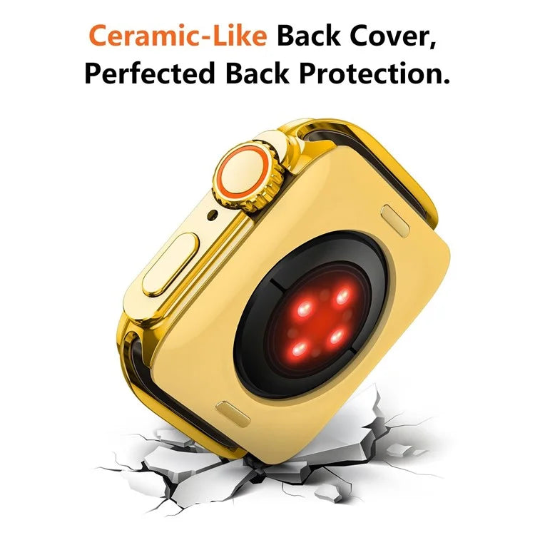 For Apple Watch Series 9  /  8  /  7 45mm Aluminum Alloy Watch Cover Protective Case