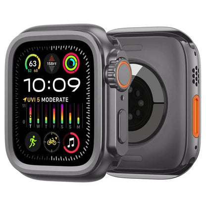 For Apple Watch Series 9  /  8  /  7 45mm Aluminum Alloy Watch Cover Protective Case