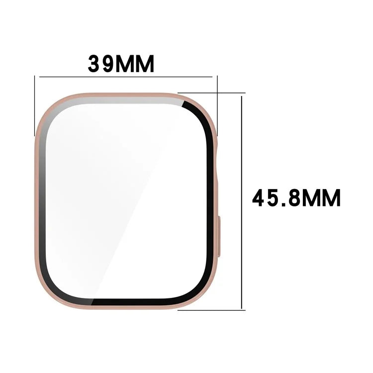 For Huawei Watch Fit 3 Watch Case PC Frame with Tempered Glass Screen Protector