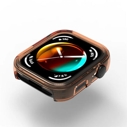 For Huawei Watch Fit 3 Case Half Cover TPU Protective Watch Frame Purple