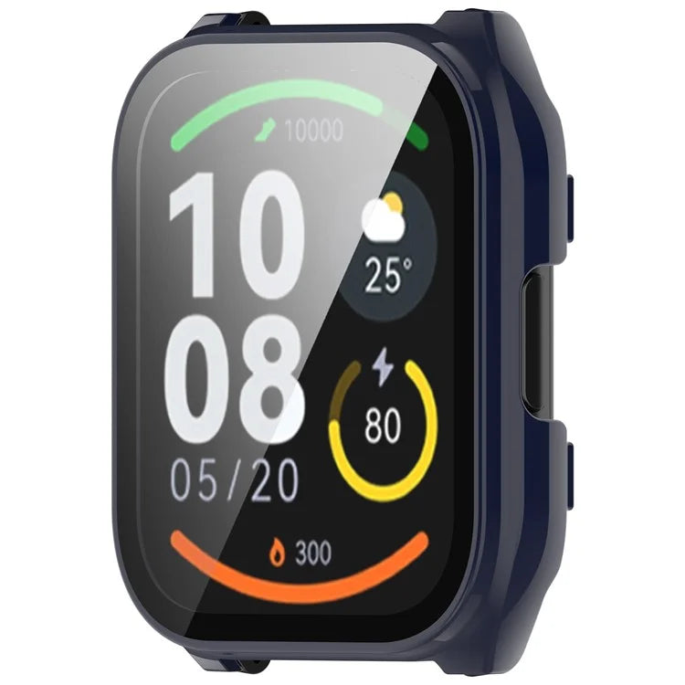 For Haylou Smart Watch 2 Pro (LS02 Pro) PC Protective Watch Case with Tempered Glass Screen Protector