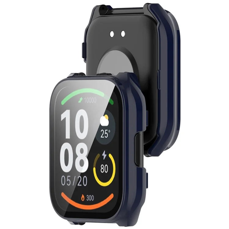 For Haylou Smart Watch 2 Pro (LS02 Pro) PC Protective Watch Case with Tempered Glass Screen Protector