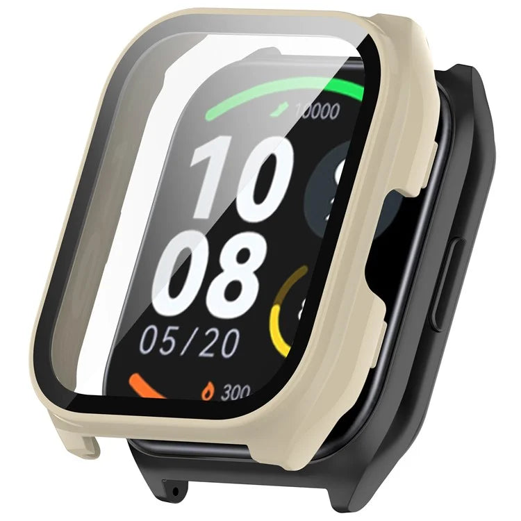 For Haylou Smart Watch 2 Pro (LS02 Pro) PC Protective Watch Case with Tempered Glass Screen Protector