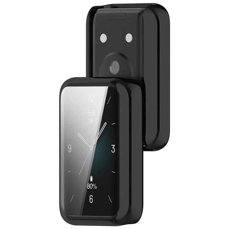 Electroplating Full-Wrapped Watch Frame Case for Honor Band 9 Shockproof TPU Protector