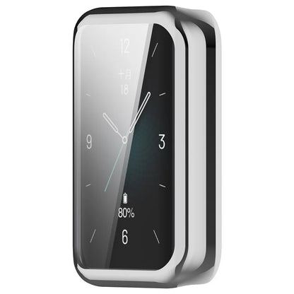 Electroplating Full-Wrapped Watch Frame Case for Honor Band 9 Shockproof TPU Protector