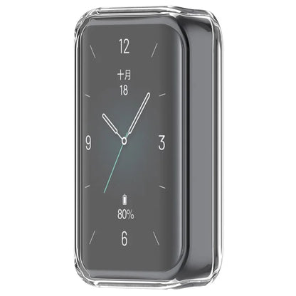 For Honor Band 9 Clear TPU Cover Smartwatch Protector Shockproof Frame Case