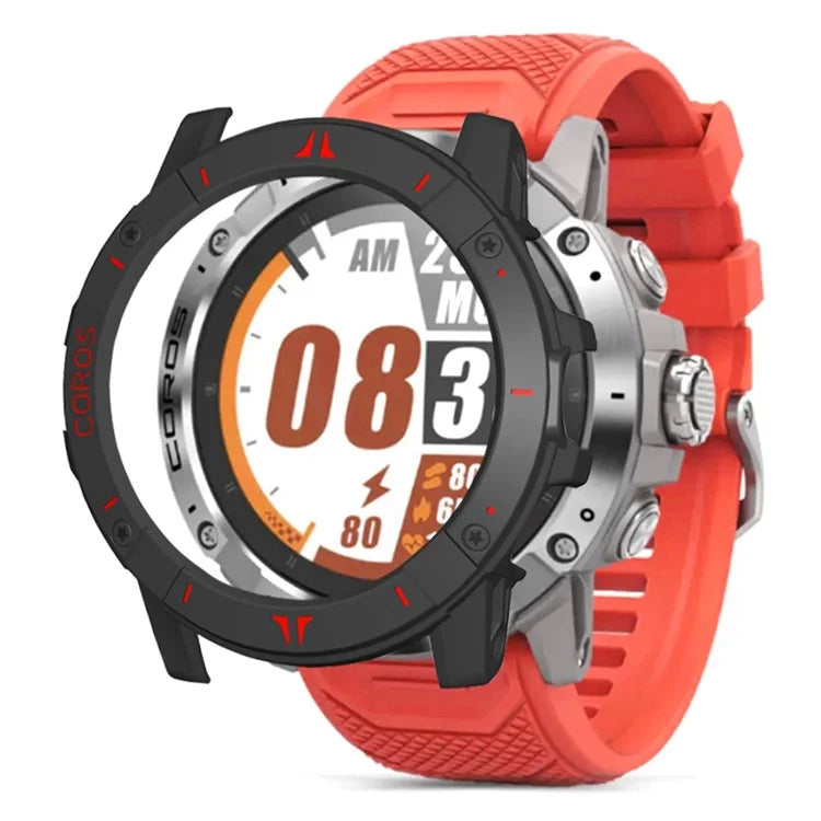 For Coros Vertix 2S Half Cover Case Hard PC Frame Watch Cover