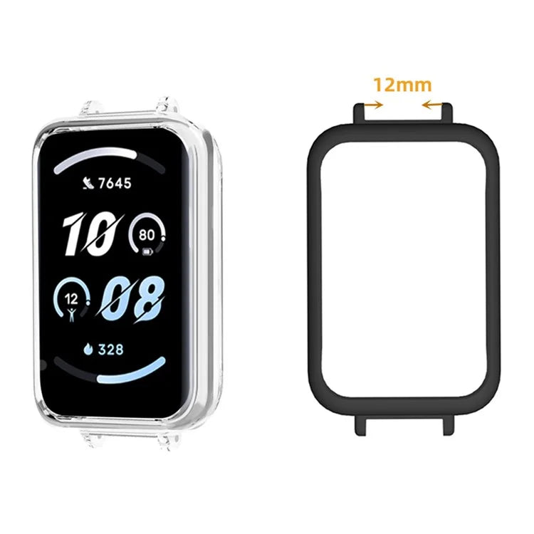 For Honor Band 9 Watch Frame Hard PC Cover with 12mm Adapter Connector