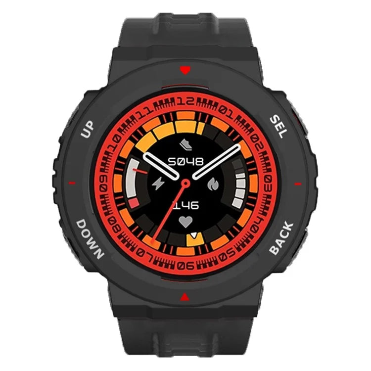 For Huami Amazfit Active Edge A2212 PC Frame Half Cover Smart Watch Bumper Case / White