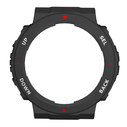 For Huami Amazfit Active Edge A2212 PC Frame Half Cover Smart Watch Bumper Case / White