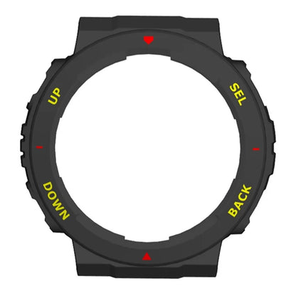 For Huami Amazfit Active Edge A2212 PC Frame Half Cover Smart Watch Bumper Case / Yellow