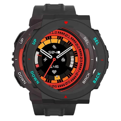 For Huami Amazfit Active Edge A2212 PC Frame Half Cover Smart Watch Bumper Case / Blue