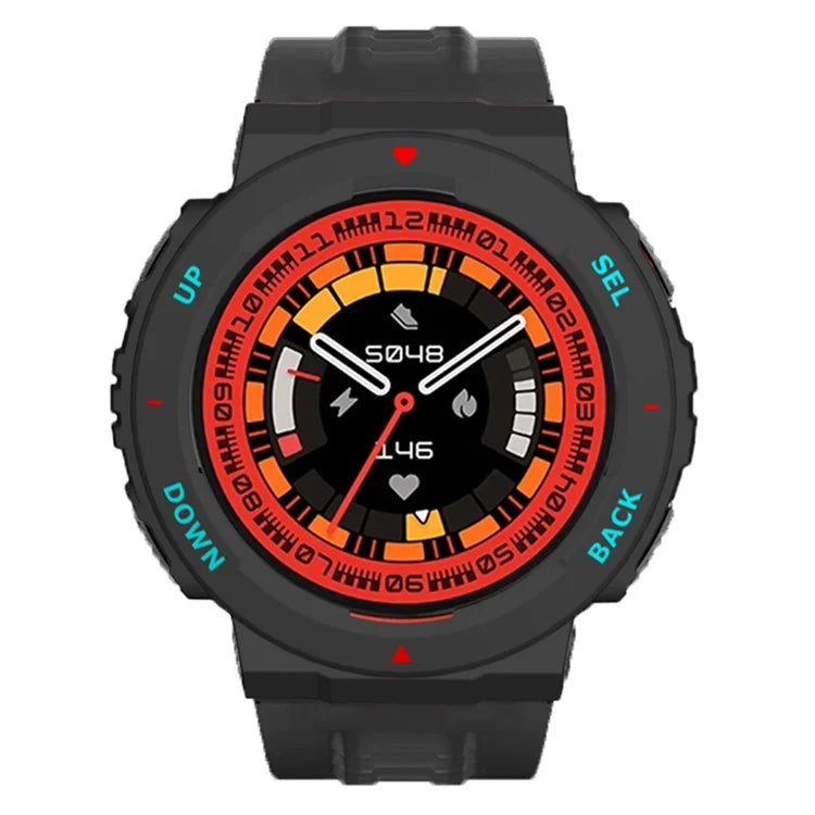For Huami Amazfit Active Edge A2212 PC Frame Half Cover Smart Watch Bumper Case / Blue