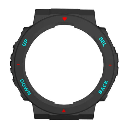 For Huami Amazfit Active Edge A2212 PC Frame Half Cover Smart Watch Bumper Case / Blue