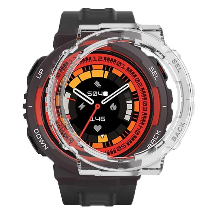 For Huami Amazfit Active Edge A2212 PC Frame Half Cover Smart Watch Bumper Case