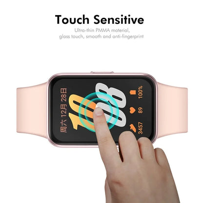 ENKAY HAT PRINCE 2Pcs For Samsung Galaxy Fit3 PMMA Screen Protector 3D Curved Edge HD Clear Watch Film