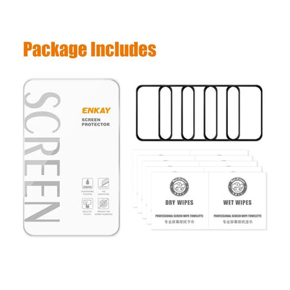 ENKAY HAT PRINCE 5Pcs For Samsung Galaxy Fit3 Watch Screen Protector 3D Curved PC Edge Film