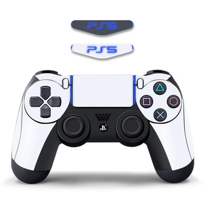 DATA FROG For Sony PS4 / PS4 Slim Game Controller Decal Removable PVC Sticker