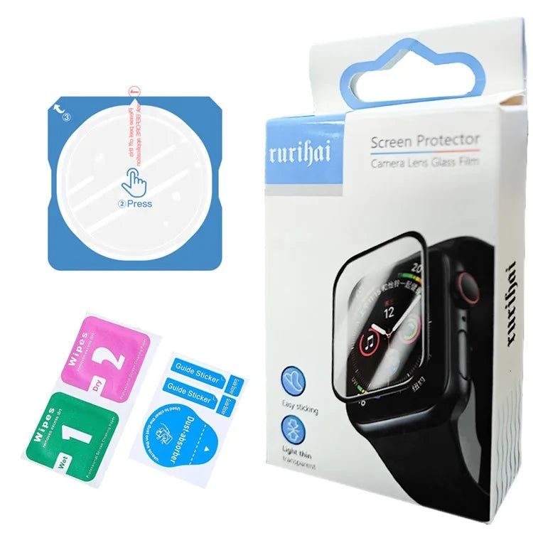 RURIHAI For Samsung Galaxy Watch6 Classic 47mm / Watch Ultra 47mm Watch Screen Protector with Installation Tool
