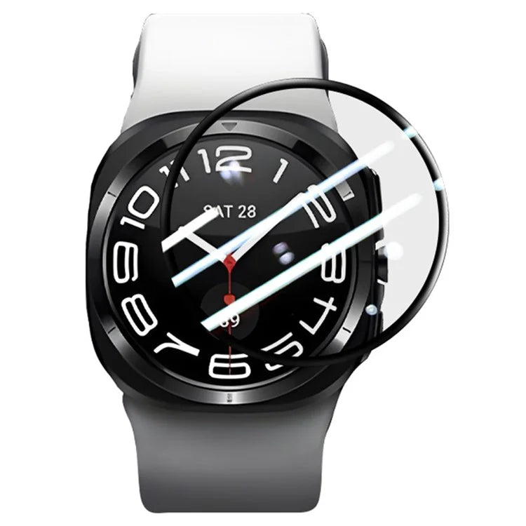 RURIHAI For Samsung Galaxy Watch7 44mm / Watch6 44mm PMMA Screen Protector 3D Full Glue Watch Screen Film