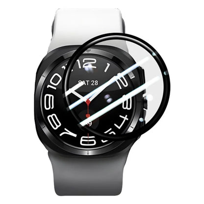 RURIHAI For Samsung Galaxy Watch7 40mm / Watch6 40mm Screen Protector 3D PMMA Watch Film Full Glue