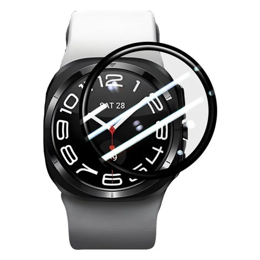 RURIHAI For Samsung Galaxy Watch7 40mm / Watch6 40mm Screen Protector 3D PMMA Watch Film Full Glue