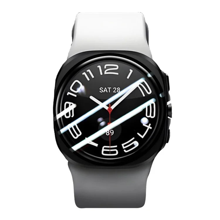 RURIHAI For Samsung Galaxy Watch7 40mm / Watch6 40mm Screen Protector 3D PMMA Watch Film Full Glue