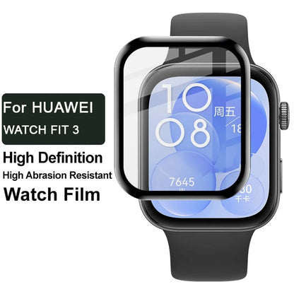 IMAK For Huawei Watch Fit 3 Screen Protector PMMA Anti-Scratch Ultra Thin HD Watch Film
