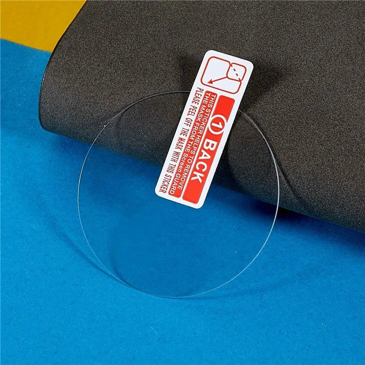 For Universal Smart Watch Tempered Glass Screen Protector D26mm Arc Edge Watch Screen Film