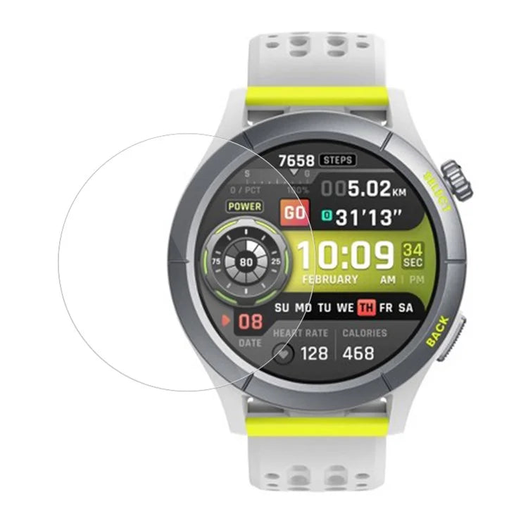 For Huami Amazfit Cheetah Round Screen Protector TPU HD Clear Smart Watch Film