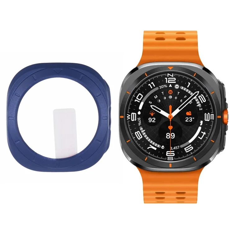 For Apple Watch Ultra 49mm Watch Case Hard PC Cover with Tempered Glass Screen Film