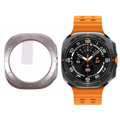 For Apple Watch Ultra 49mm Watch Case Hard PC Cover with Tempered Glass Screen Film