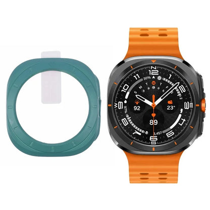 For Apple Watch Ultra 49mm Watch Case Hard PC Cover with Tempered Glass Screen Film