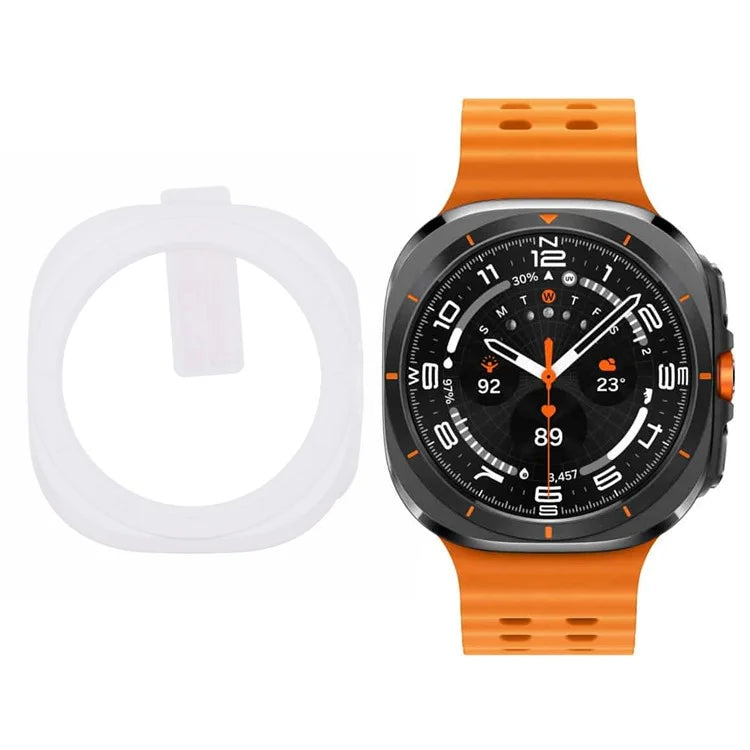For Apple Watch Ultra 49mm Watch Case Hard PC Cover with Tempered Glass Screen Film