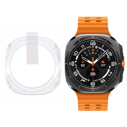 For Apple Watch Ultra 49mm Watch Case Hard PC Cover with Tempered Glass Screen Film