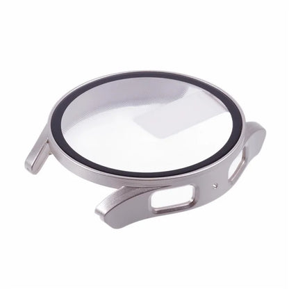For Samsung Galaxy Watch7 44mm Watch Case Hard PC Cover with Tempered Glass Screen Film