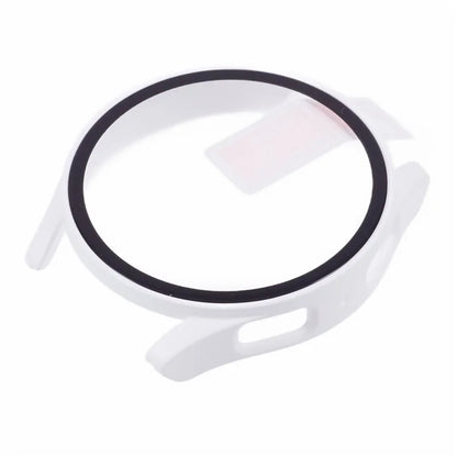 For Samsung Galaxy Watch7 44mm Watch Case Hard PC Cover with Tempered Glass Screen Film