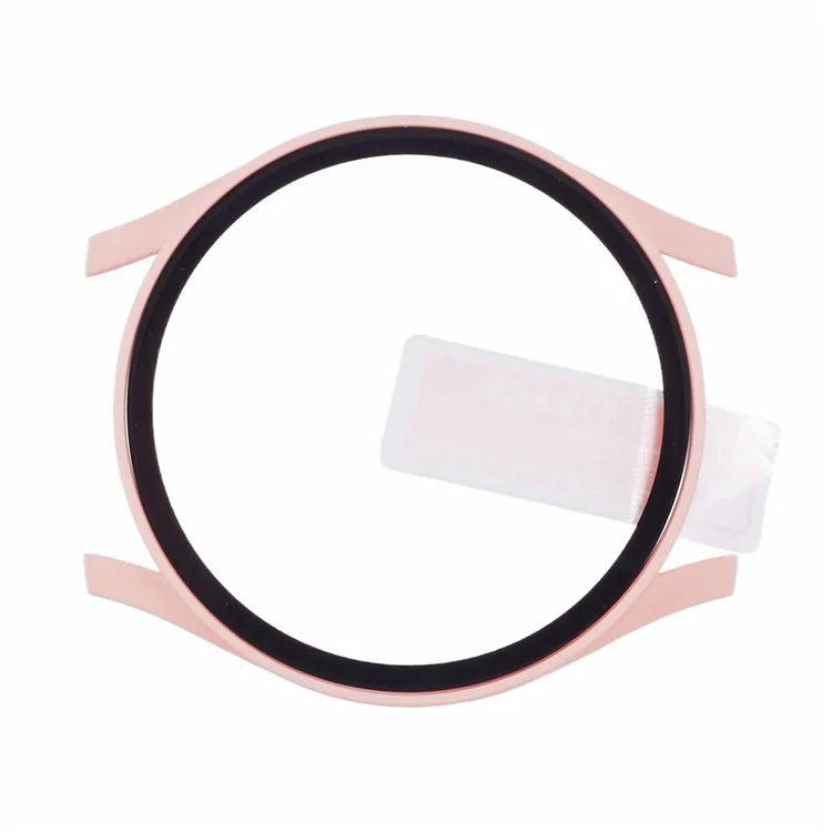 For Samsung Galaxy Watch7 44mm Watch Case Hard PC Cover with Tempered Glass Screen Film