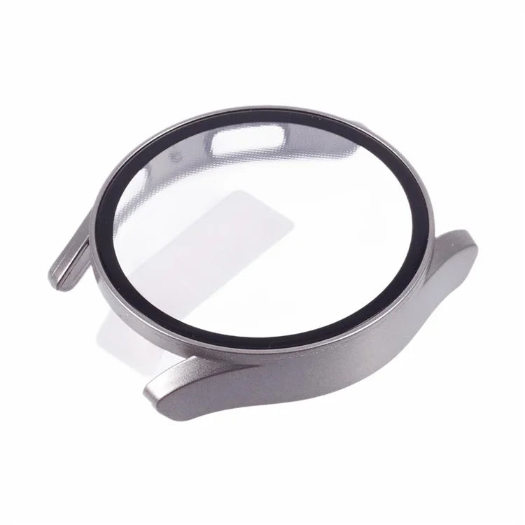 For Samsung Galaxy Watch7 44mm Watch Case Hard PC Cover with Tempered Glass Screen Film