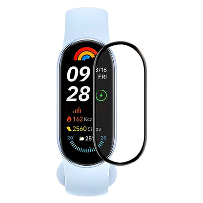 ENKAY HAT PRINCE For Xiaomi Mi Band 9 Screen Protector 3D Curved PC+PMMA Watch Screen Film