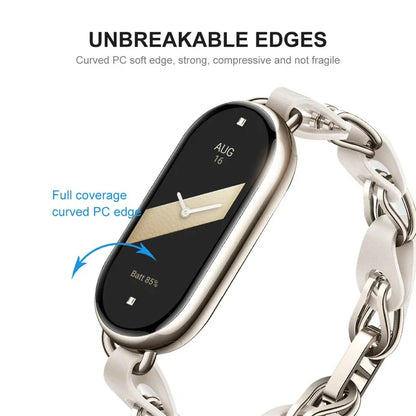 ENKAY HAT PRINCE For Xiaomi Mi Band 9 Screen Protector 3D Curved PC+PMMA Watch Screen Film