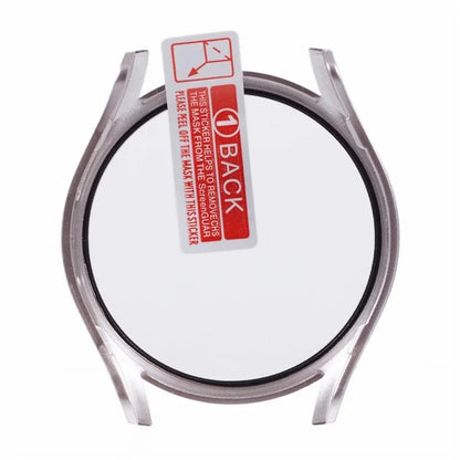 For Samsung Galaxy Watch7 40mm Watch Case Hard PC Cover with Tempered Glass Screen Film