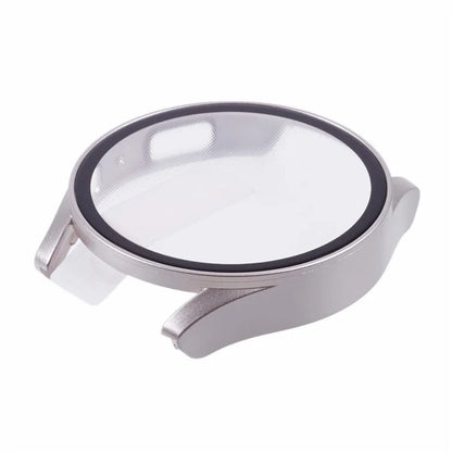 For Samsung Galaxy Watch7 40mm Watch Case Hard PC Cover with Tempered Glass Screen Film
