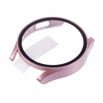 For Samsung Galaxy Watch7 40mm Watch Case Hard PC Cover with Tempered Glass Screen Film