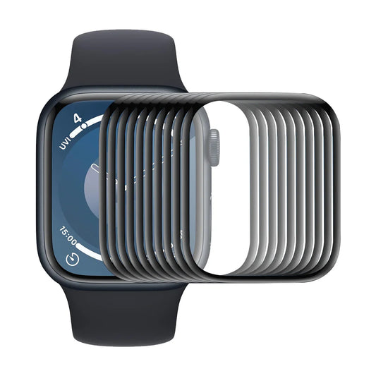 For Apple Watch Series 10 46mm ENKAY HAT PRINCE 10Pcs Screen Protector 3D Curved PC + PMMA Ultra Clear Film - Transparent