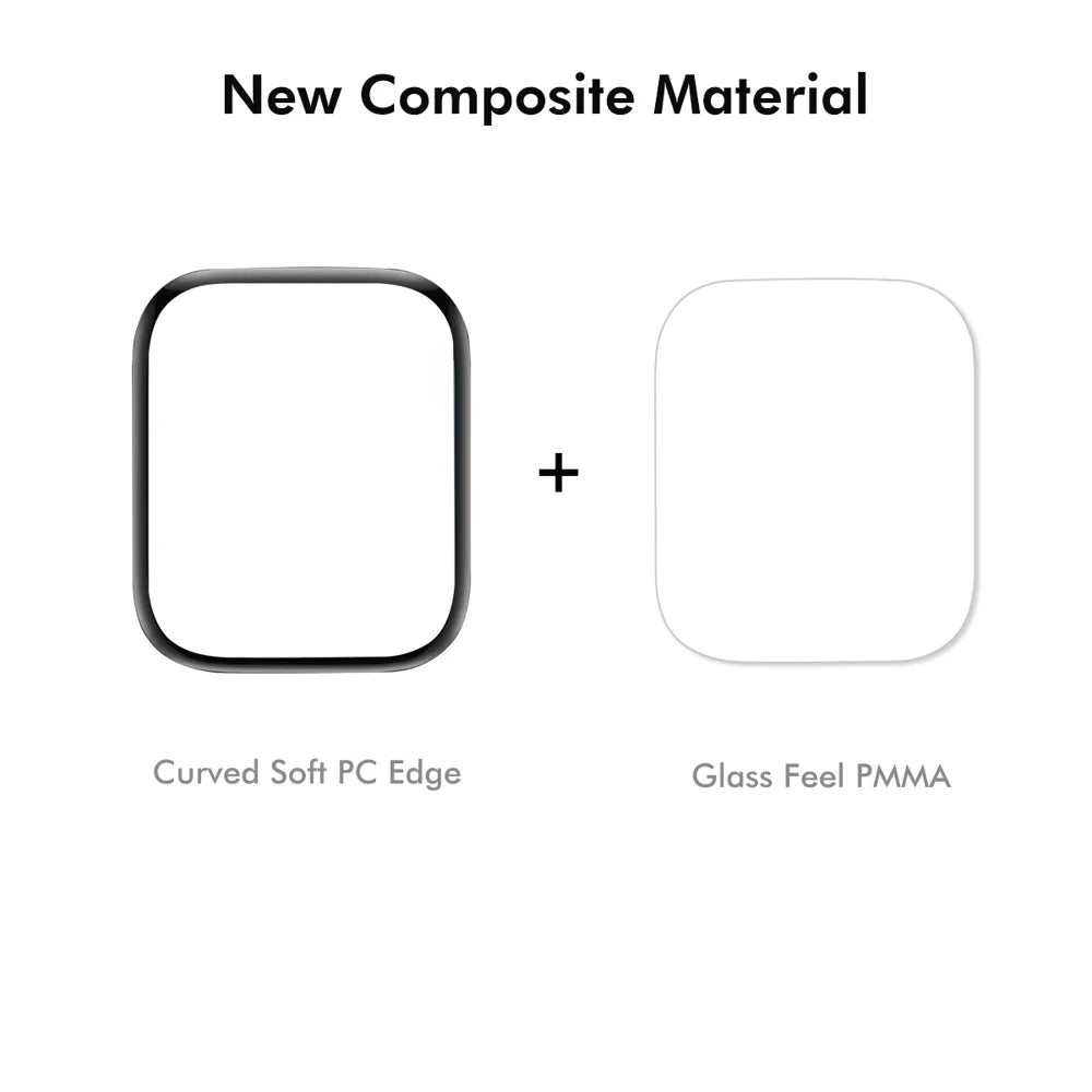 For Apple Watch Series 10 46mm ENKAY HAT PRINCE 10Pcs Screen Protector 3D Curved PC + PMMA Ultra Clear Film - Transparent