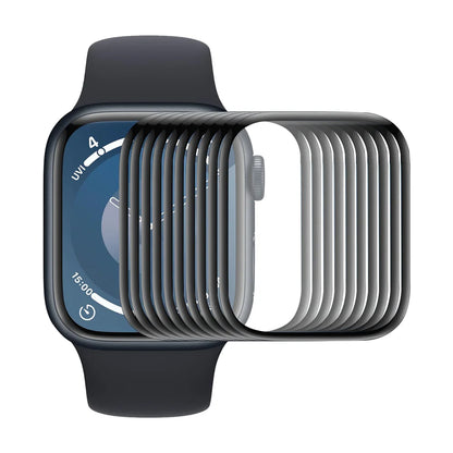 For Apple Watch Series 10 42mm ENKAY HAT PRINCE 10Pcs Screen Protector 3D Curved PC + PMMA Ultra Clear Film - Transparent