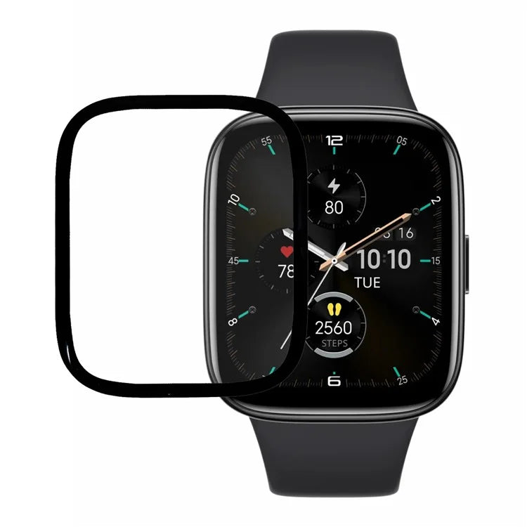 For Xiaomi Redmi Watch 5 Active Full Screen Protector Black Edge Soft PMMA Smartwatch Screen Film