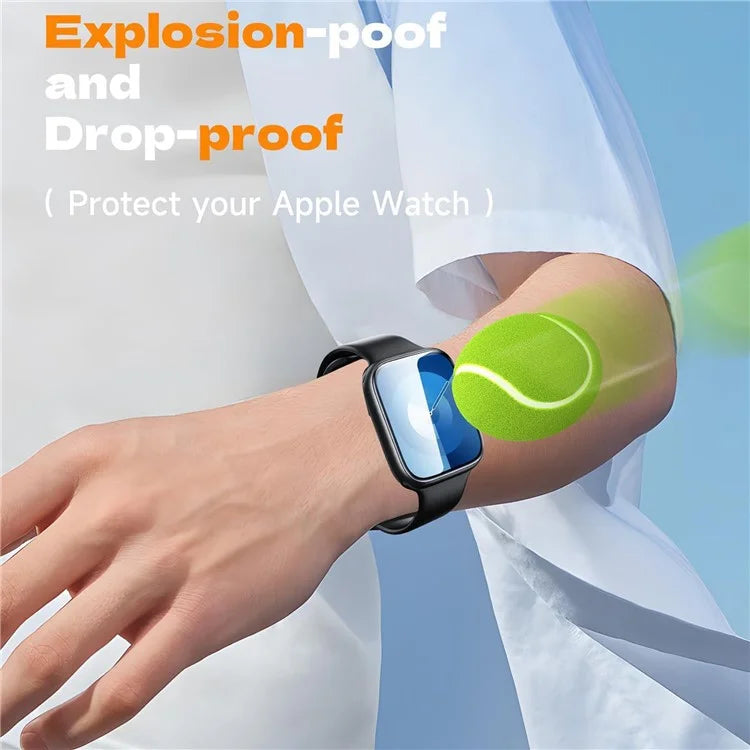 2Pcs For Apple Watch Ultra / Ultra 2 49mm Watch Screen Protector PMMA Composite Film with Auxiliary Tool